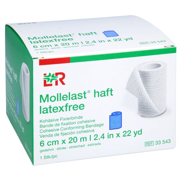 Mollelast haft Binden latexfrei 6 cmx20 1 St