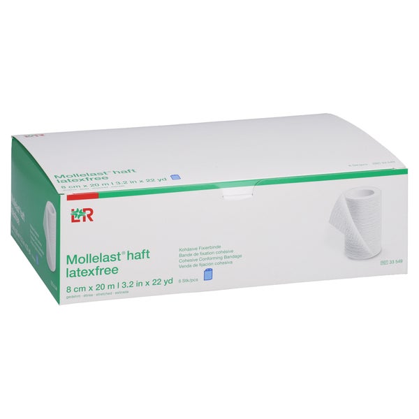 Mollelast haft Binden latexfrei 8 cmx20 6 St