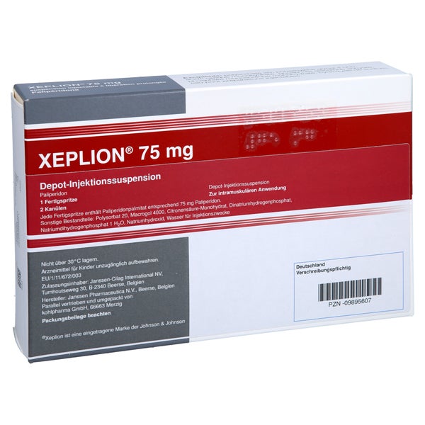 XEPLION 75 mg Depot-Injektionssusp.i.e.Fertigspr. 1 St
