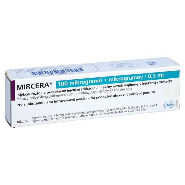MIRCERA 100 Mikrogramm/0,3 ml Inj.-Lsg.i.e.F.-Sp. 1 St