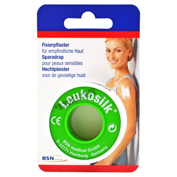 Leukosilk 1,25 cmx5 m Blisterkarte 1 St