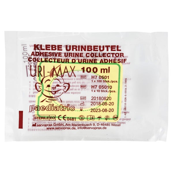 Klebe-urinbeutel Kinder steril 10 St
