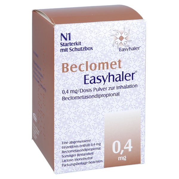 BECLOMET Easyhaler 0,4 mg 100 ED Starterkit 1 St