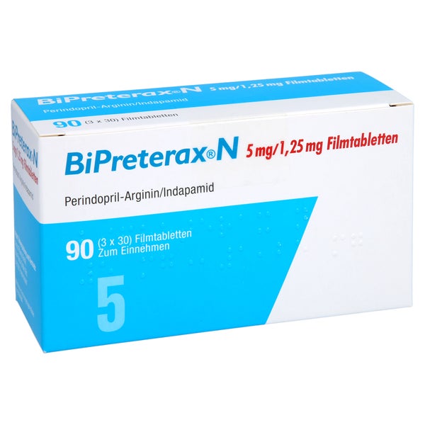 Bipreterax N 5 mg/1,25 mg Filmtabletten 90 St