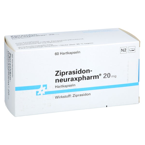 ZIPRASIDON-neuraxpharm 20 mg Hartkapseln 60 St
