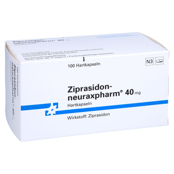 ZIPRASIDON-neuraxpharm 40 mg Hartkapseln 100 St