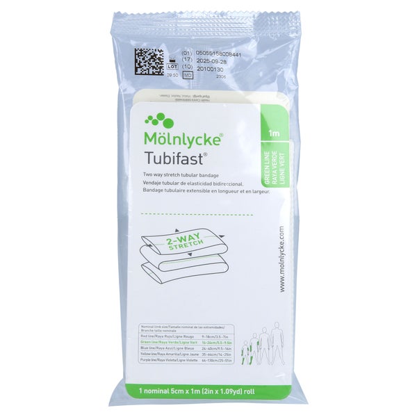 Tubifast 2-way Stretch 5 cmx1 m grün 12 St