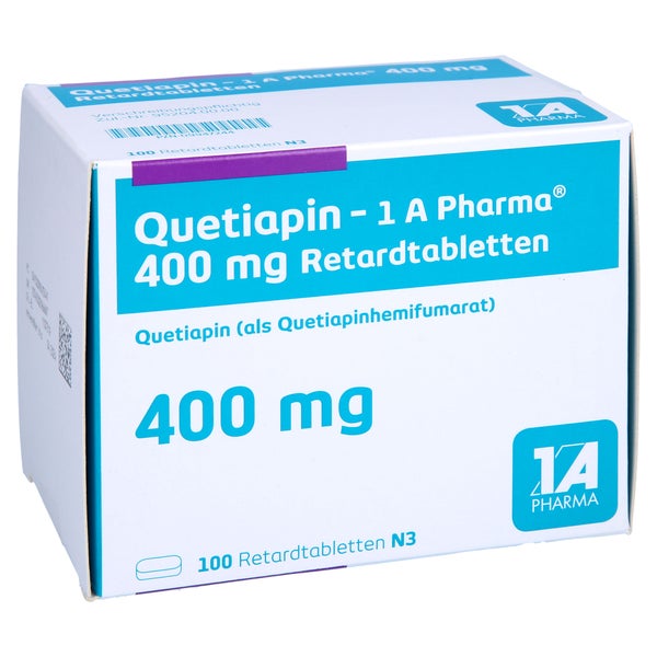QUETIAPIN-1A Pharma 400 mg Retardtabletten 100 St