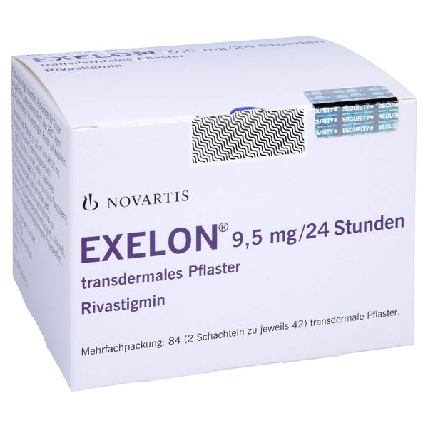 EXELON 9,5 mg/24 Stunden transdermale Pflaster 84 St