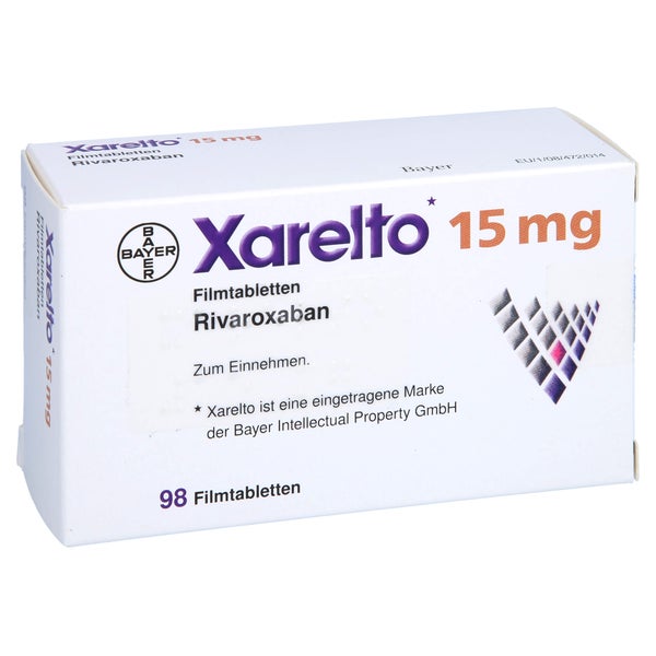 Xarelto 15 mg Filmtabletten 98 St