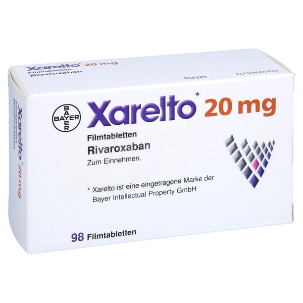 Xarelto 20 mg Filmtabletten 98 St