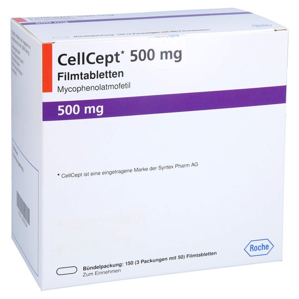 Cellcept 500 mg Filmtabletten 150 St