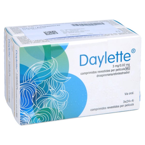 Daylette 0,02 mg/3 mg Filmtabletten 6X28 St