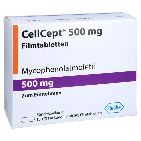 Cellcept 500 mg Filmtabletten 150 St