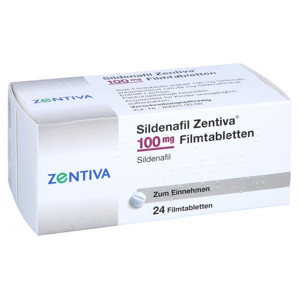 Sildenafil Zentiva 100 mg Filmtabletten 24 St