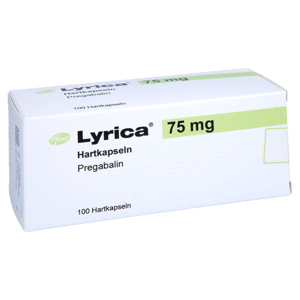 Lyrica 75 mg Hartkapseln 100 St