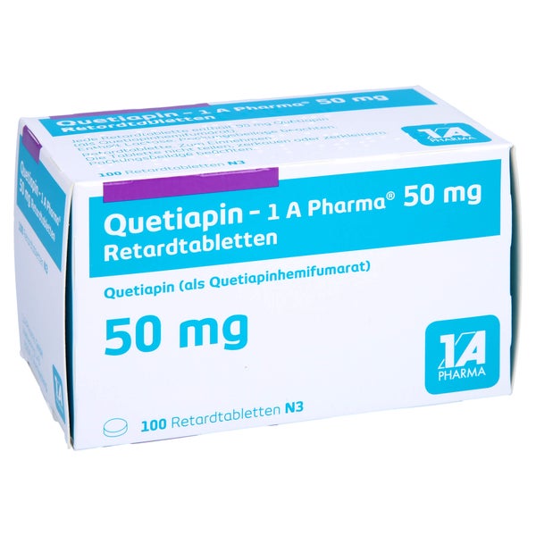 QUETIAPIN-1A Pharma 50 mg Retardtabletten 100 St