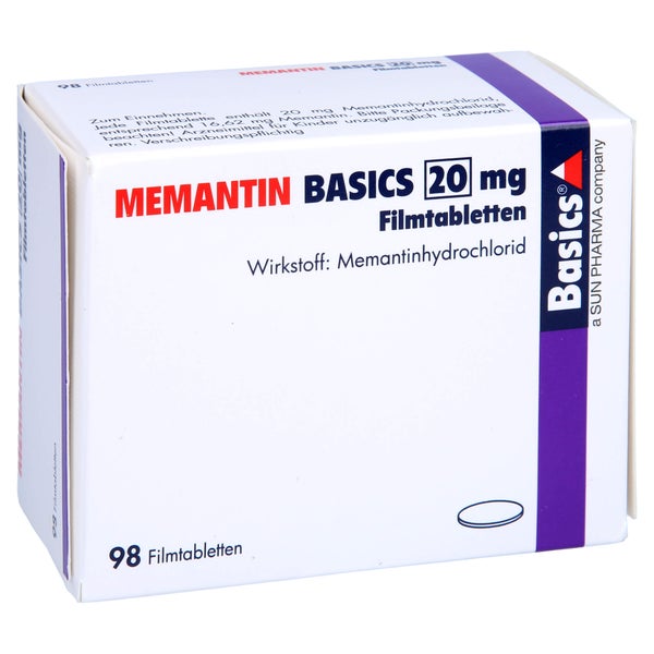 Memantin Basics 20 mg Filmtabletten 98 St