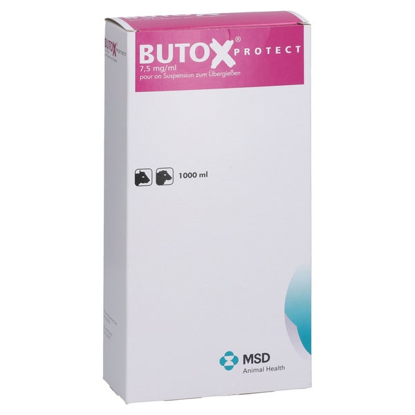Butox Protect 7,5mg/ml pour on Sus.z.Übe 1000 ml