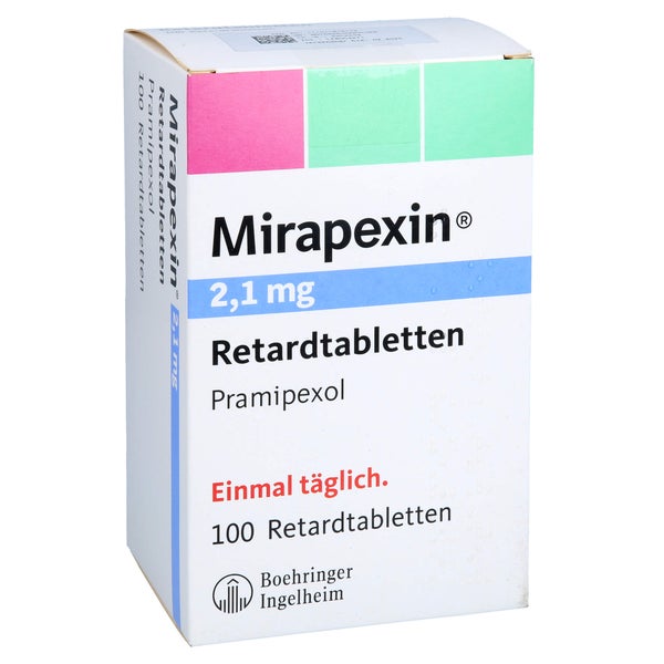 Mirapexin 2,1 mg Retardtabletten 100 St