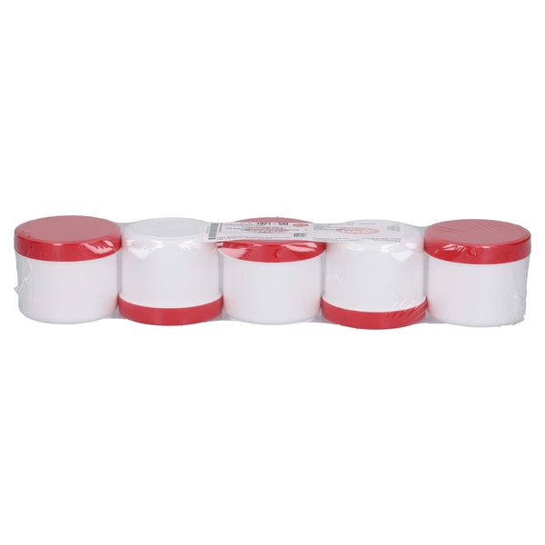 Salbenkruke weiß 150 g m.Schraubdeckel r 5 St