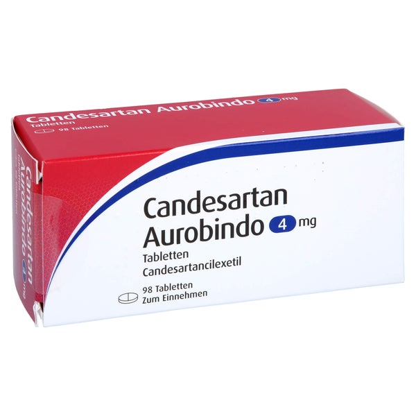 Candesartan Aurobindo 4 mg Tabletten 98 St