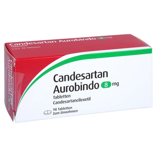 Candesartan Aurobindo 8 mg Tabletten 98 St