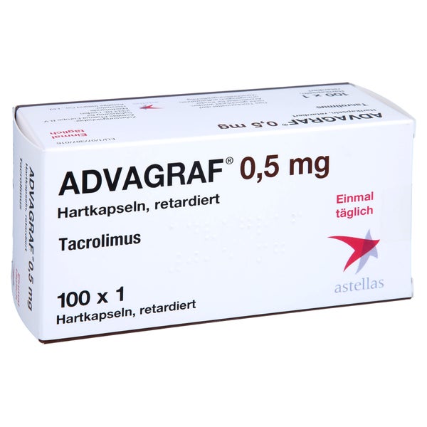 Advagraf 0,5 mg Hartkapseln retardiert 100 St