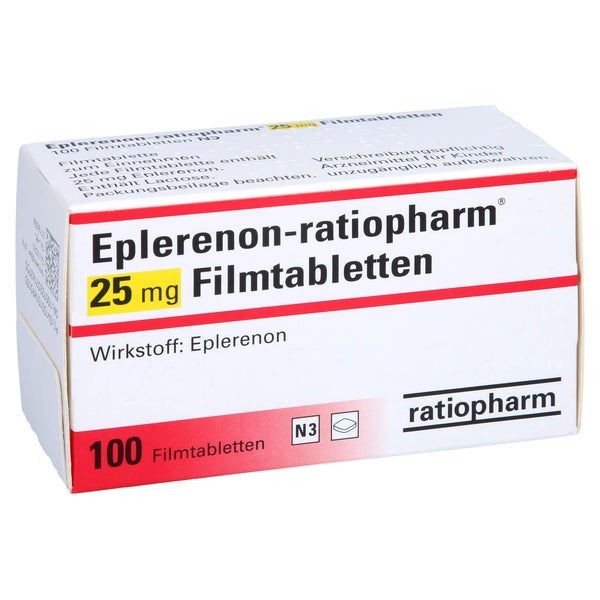 EPLERENON-ratiopharm 25 mg Filmtabletten 100 St