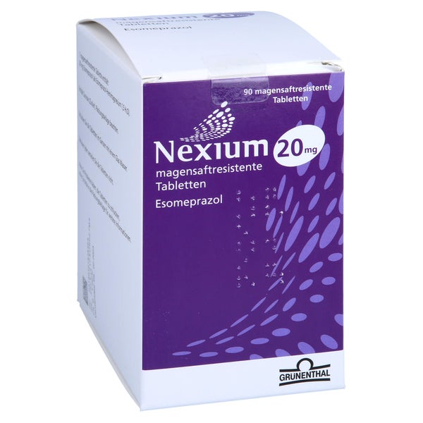 NEXIUM 20 mg magensaftresistente Tabletten 90 St
