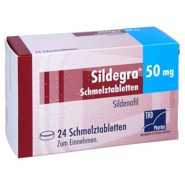 Sildegra 50 mg Schmelztabletten 24 St
