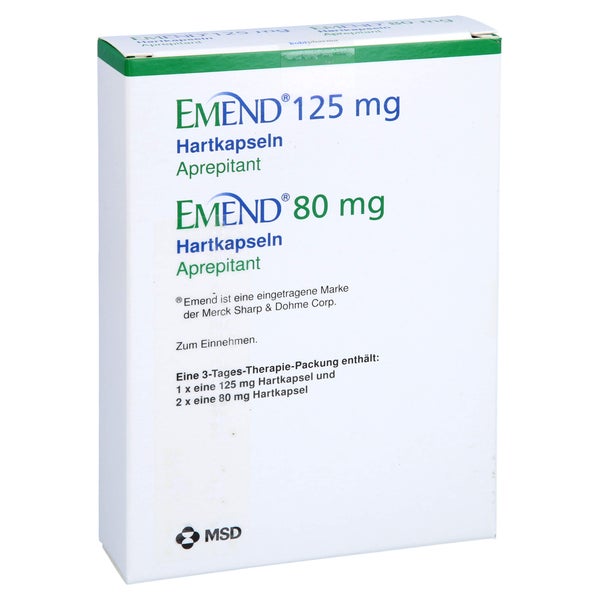 Emend 125 Mg/80 mg Hartkapseln 3 St