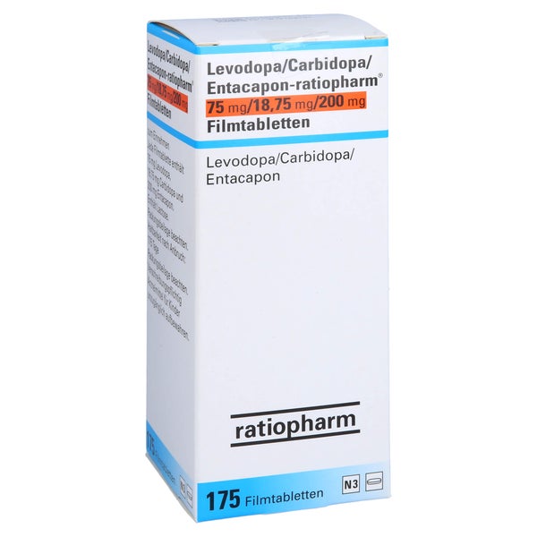LEVODOPA/Carbidopa/Entacapon-ratio. 75/18,75/200 175 St