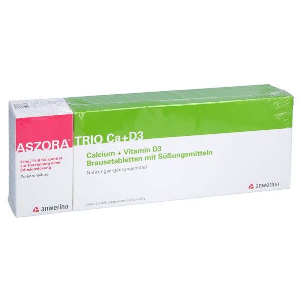 ASZORA Trio Ca+D3 4mg/5ml+500mg/1000 I.E. IFK+BTA 1 P