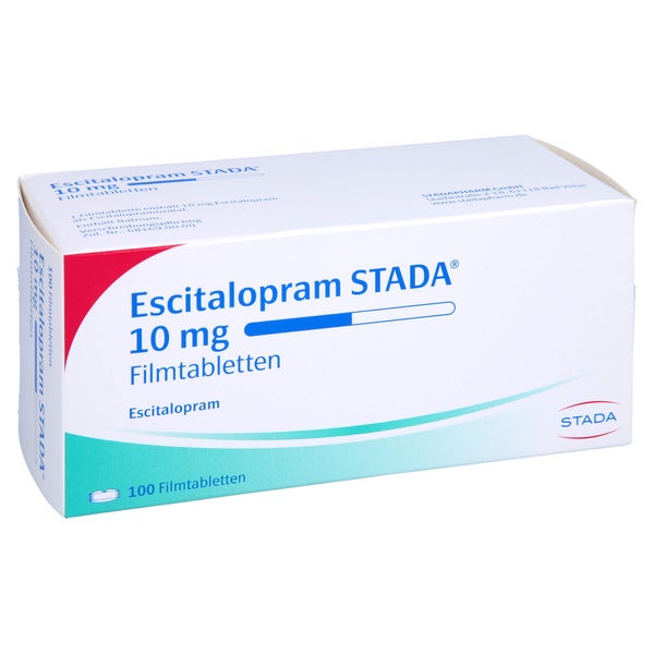 Escitalopram Stada 10 mg Filmtabletten 100 St