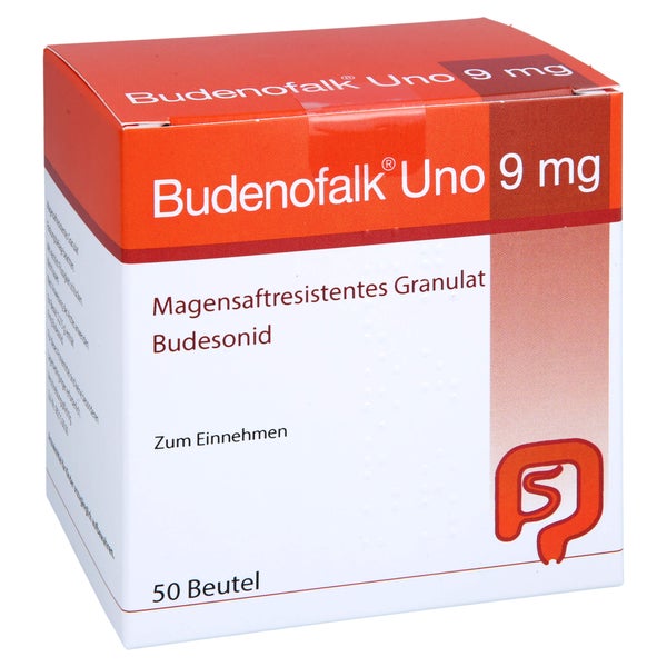 BUDENOFALK Uno 9 mg magensaftresistentes Granulat 50 St