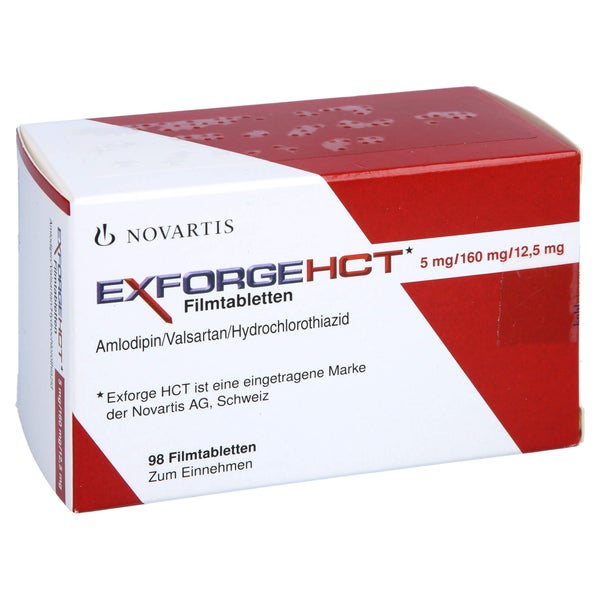 EXFORGE HCT 5 mg/160 mg/12,5 mg Filmtabletten 98 St