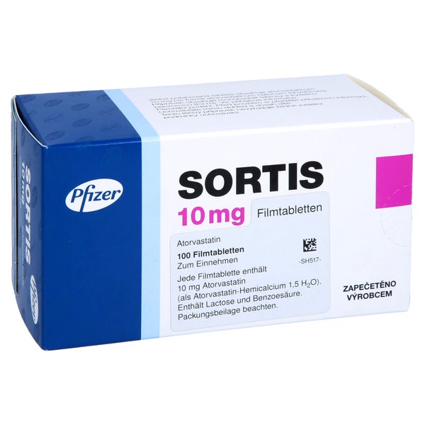 Sortis 10 mg Filmtabletten 100 St