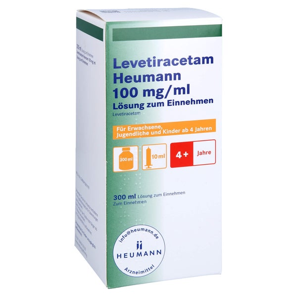 LEVETIRACETAM Heumann 100 mg/ml 10ml Dosierspr. 300 ml
