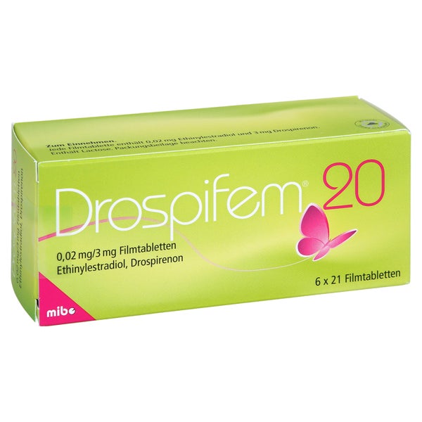 Drospifem 20 0,02 mg/3 mg Filmtabletten 6X21 St