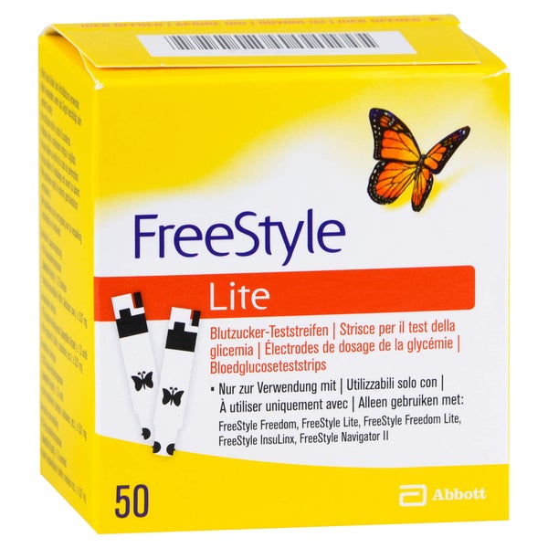 Freestyle Lite Teststreifen ohne Codiere 50 St