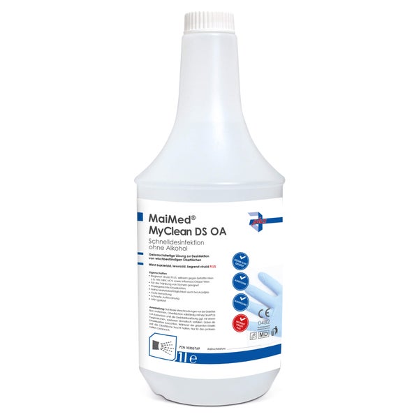 Myclean DS OA Schnelldesinf.o.Alkohol ne 1 l
