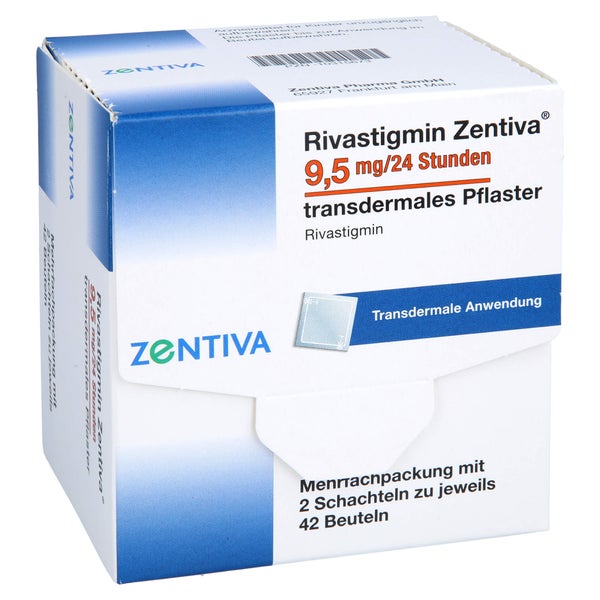 RIVASTIGMIN Zentiva 9,5 mg/24 Std. transd.Pflaster 84 St