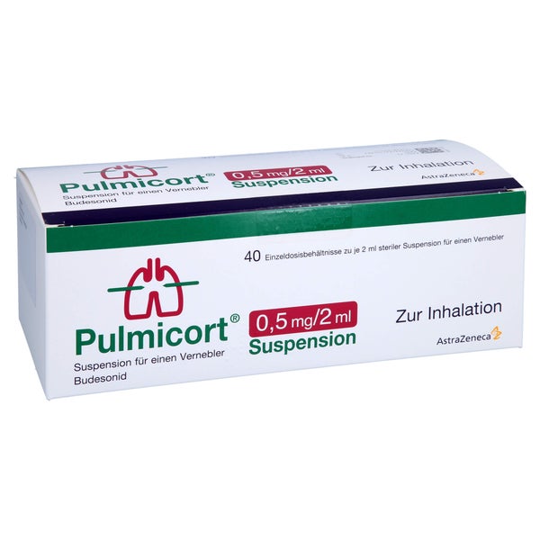 PULMICORT 0,5 mg/2 ml Suspension f.einen Vernebler 40X2 ml