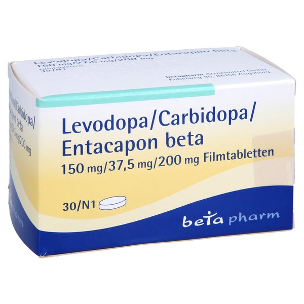 LEVODOPA/Carbidopa/Entacapon beta 150/37,5/200 30 St