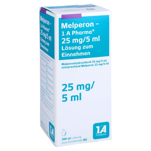 MELPERON-1A Pharma 25 mg/5 ml Lösung zum Einnehmen 200 ml