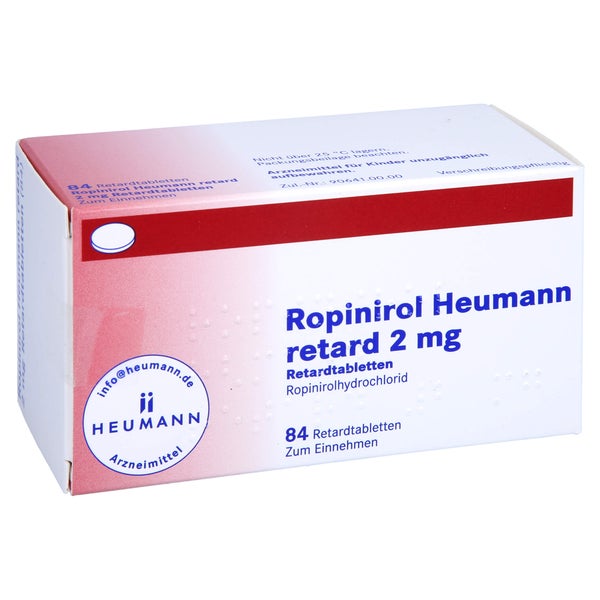 ROPINIROL Heumann retard 2 mg Retardtabletten 84 St