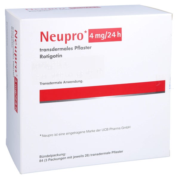 Neupro 4 Mg/24 h transdermale Pflaster 84 St