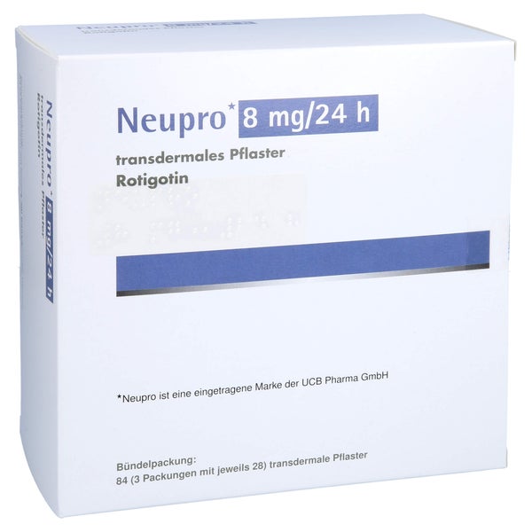 Neupro 8 Mg/24 h transdermale Pflaster 84 St