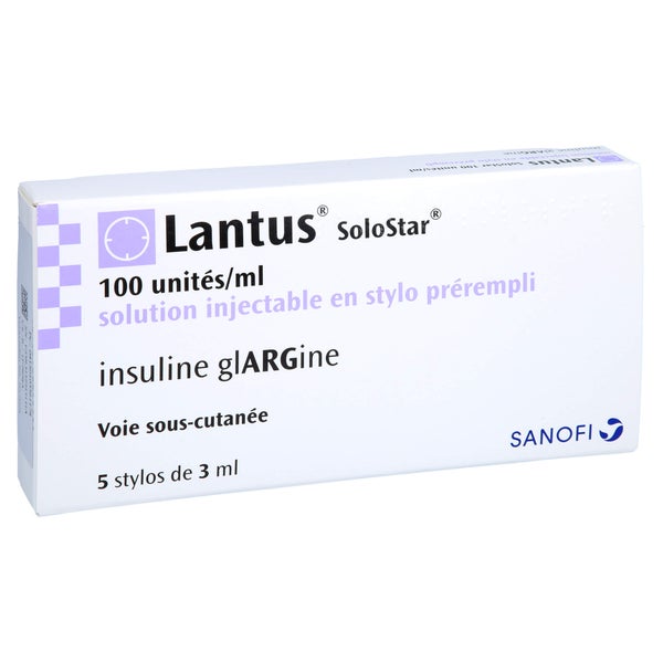 LANTUS 100 E/ml SoloStar Inj.-Lsg.i.e.Fertigpen 5X3 ml